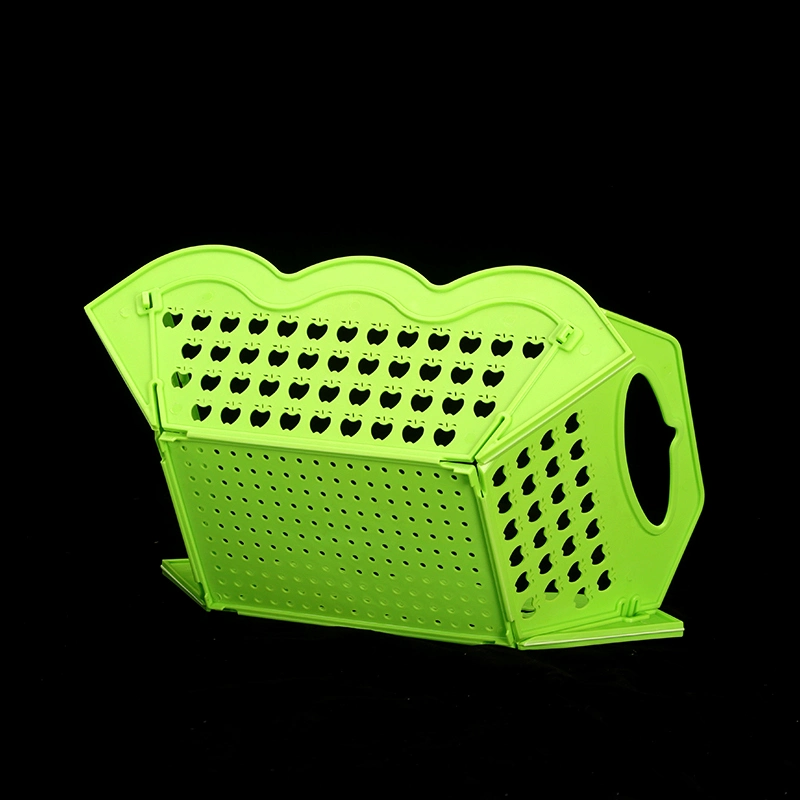 Portable Laundry Basket Folded Vegetable Fruit Basket Plastic Shopping Basket