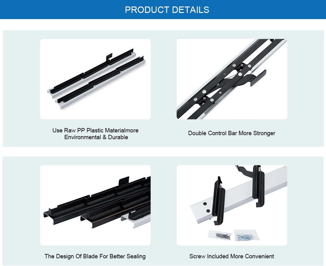 4inch &amp; 6 Inch Clip Sf-300 Model Louver Frame with Plastic Clip and Iron Handle