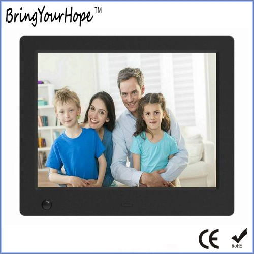 New Design 8 Inch Digital Photo Frame in Plastic