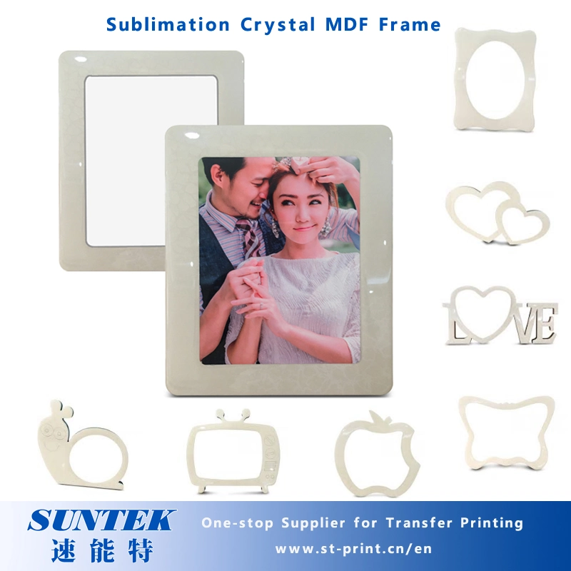 Sublimation Blank Double Heart MDF Photo Frames