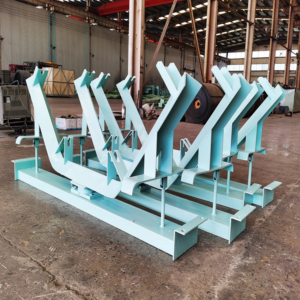 Powder Coated Trough Idler Frame for Mining Cement Coal