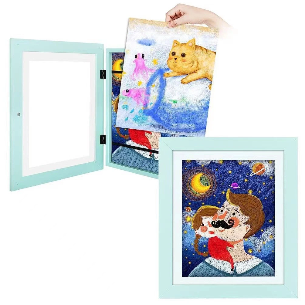 Changeable Kids Artwork Frames Great for Kids Drawings Storage Frames Children Art Projects Schoolwork Crafts A4 Hanging Art