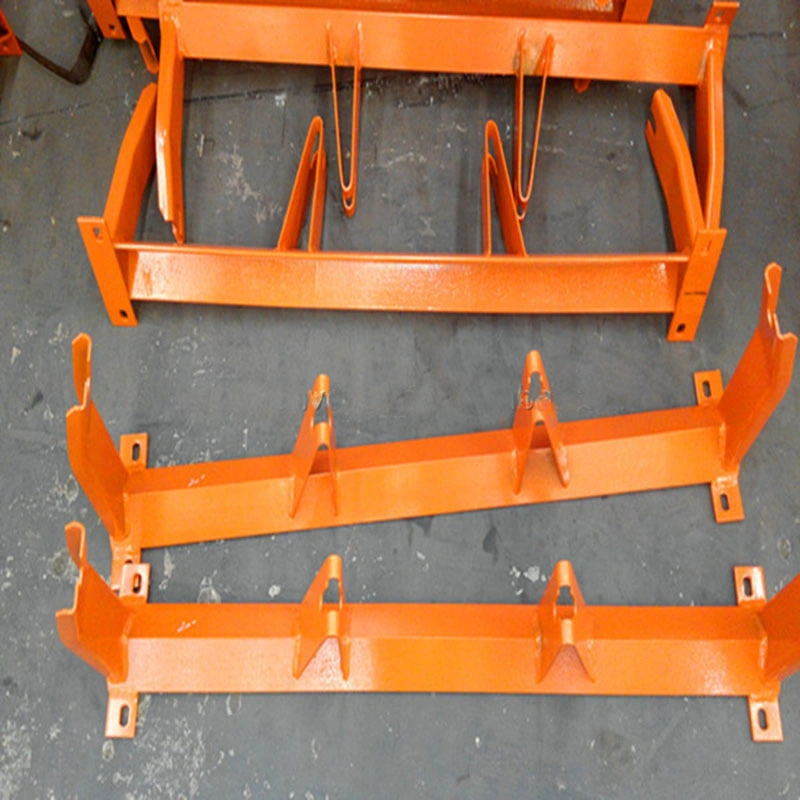 Powder Coated Trough Idler Frame for Mining Cement Coal