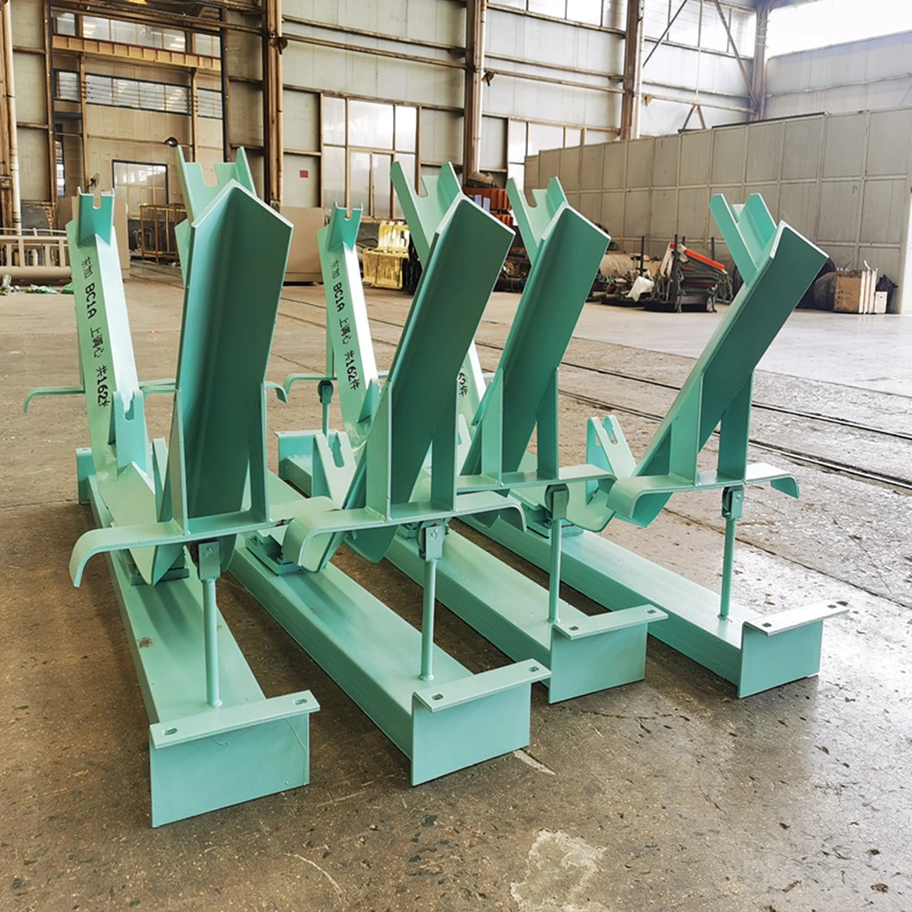 Powder Coated Trough Idler Frame for Mining Cement Coal