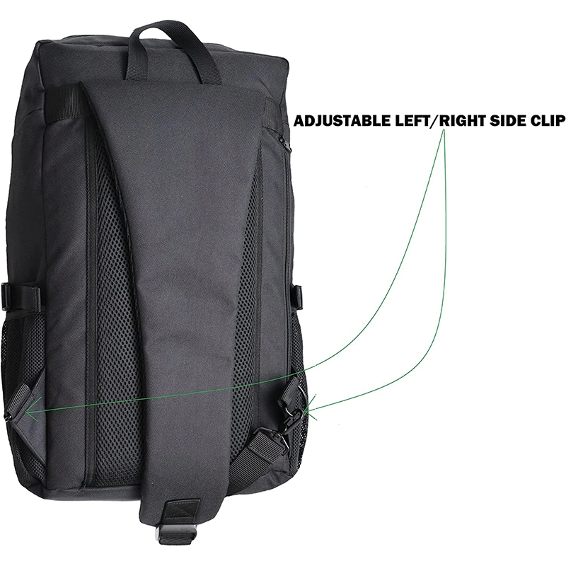 Multifunctional Adjustable Sports Shoulder Carrying Longboard Skateboard Storage Backpack Bag