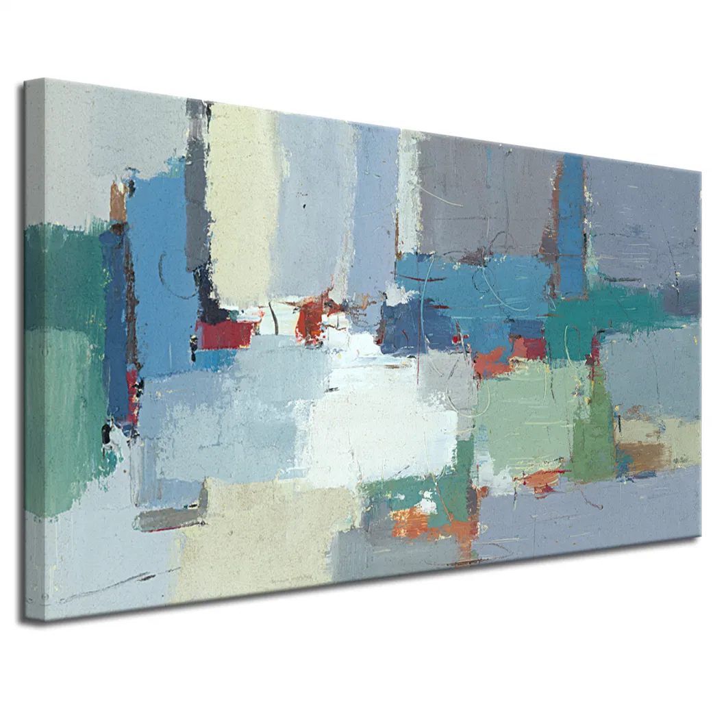 Handmade Custom Abstract Canvas Oil Painting From Everfun Art Studio - Customized Wall Art for Decoration