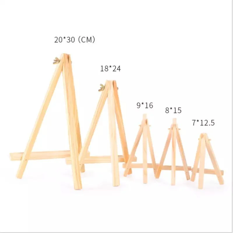 Customize Decoration Display Mini Wood Table Paint Easels