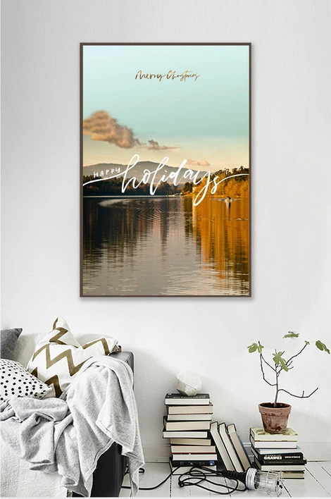 Landscape Scenery Beach Sea View Modern Canvas Wall Art Custom Cheap Home Hotel Decor Framed Picture Inspirational Quotes