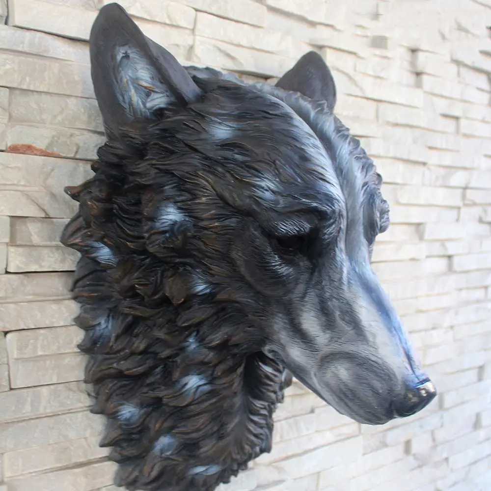 Modern Home Decor Poly Resin Horse Head Wall Art