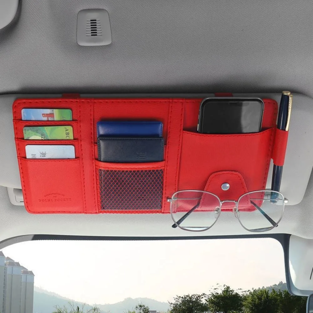 Car Sun Visor Organizer Auto Sun Visor Pockets Ci20438