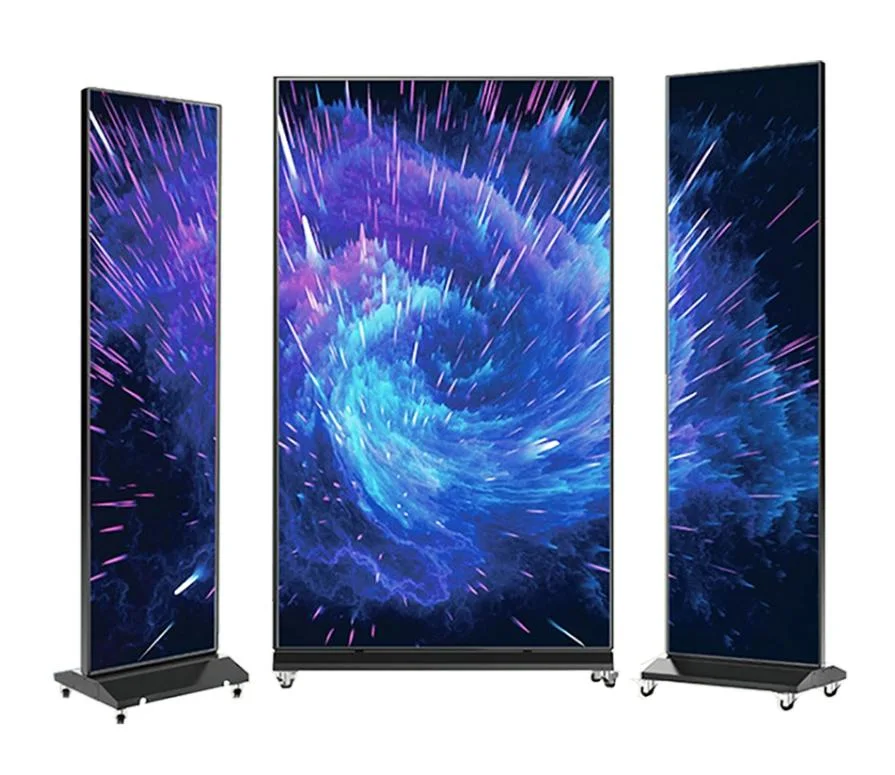 Indoor P3 P2.5 P1.9 Advertising Floor Standing LED Poster Display Screen for Concert Show