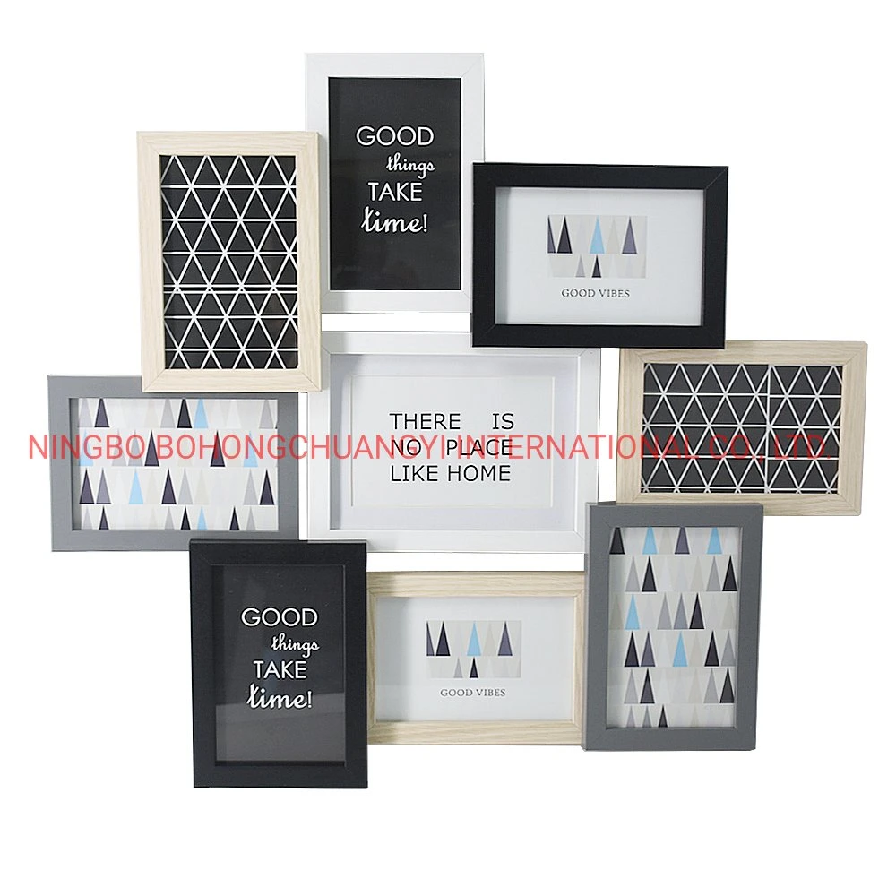 New Fashionable Collage MDF Photo Frames for Home Decor