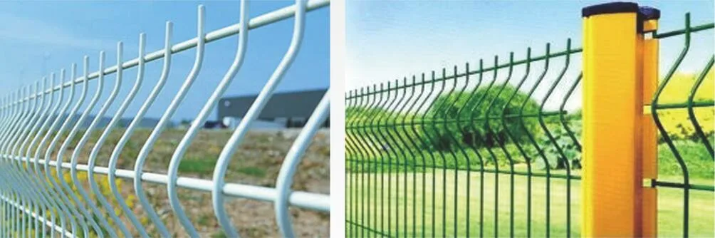 Bilateral Wire Guardrail Fence Welded Wire Mesh Chain Link Fence Isolation Frame Garden Road Protection