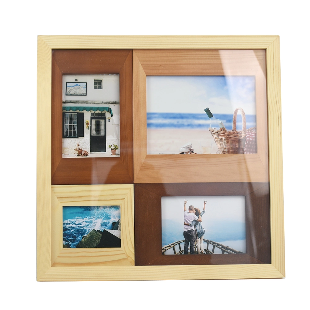 High Quality Paper Wrapped MDF Photo Frame for Multiple Photos