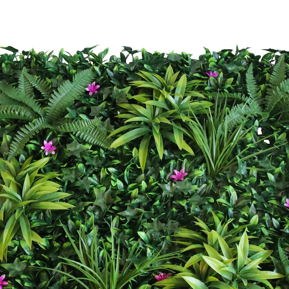 Factory Wholesale Price Grass Encryption Fake Plant Hedge Artificial Greenery Wall for Company or Shopping Mall Decoration