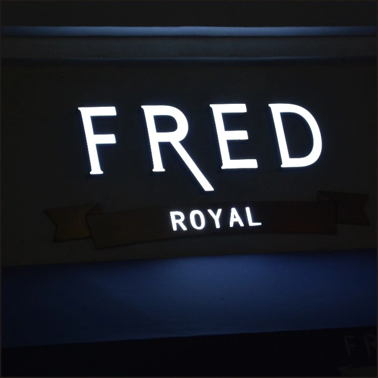 Economical Outdoor Acrylic Frontlit Letter Sign with High Efficiency