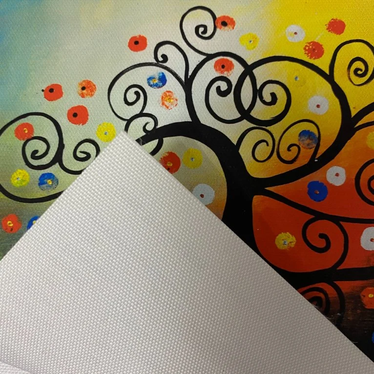 Waterproof 100% Polyester Canvas Inkjet Plotter Art Canvas Rolls