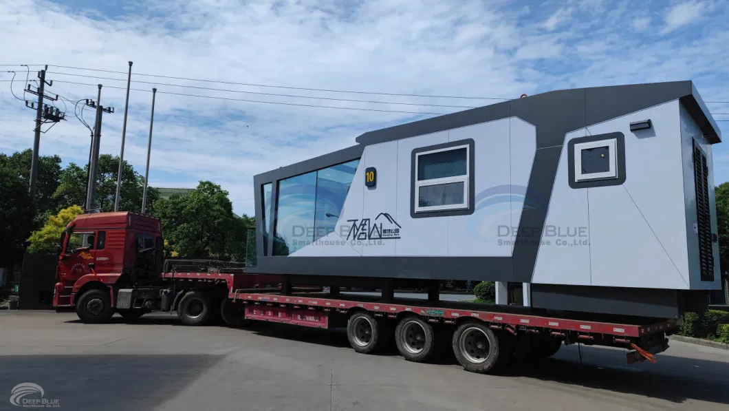 Prefabricated Tiny House on Wheels Glacier Tiny House Hotel Unit Version