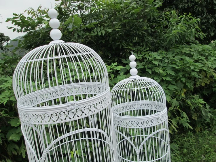 Hot Sale Iron Handmade Bird Cage with Powder Coating