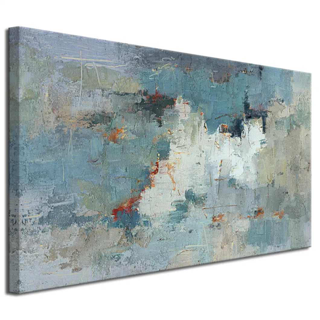 Handmade Custom Abstract Canvas Oil Painting From Everfun Art Studio - Customized Wall Art for Decoration