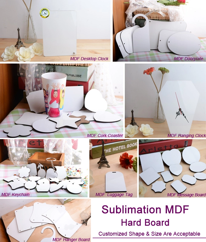 Sublimation MDF Board/Plaque for Photo Frame