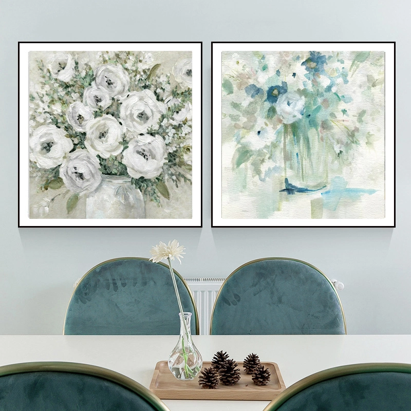 Nature Flowers Floral Wall Art Painting Cheap Custom Oil Painting Handmade Home Decor Canvas Modern Style Rustic