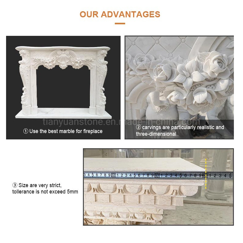 Marble Granaite Fireplace Mantel Fireplace Surround Fireplace Frame