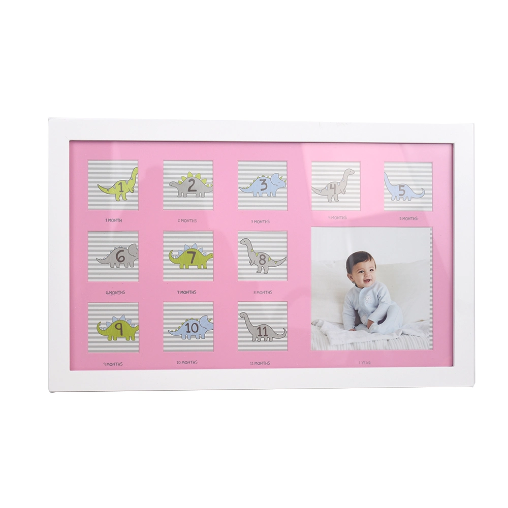 New Customized Baby&prime;s My First Year Baby Collage Photo Frames