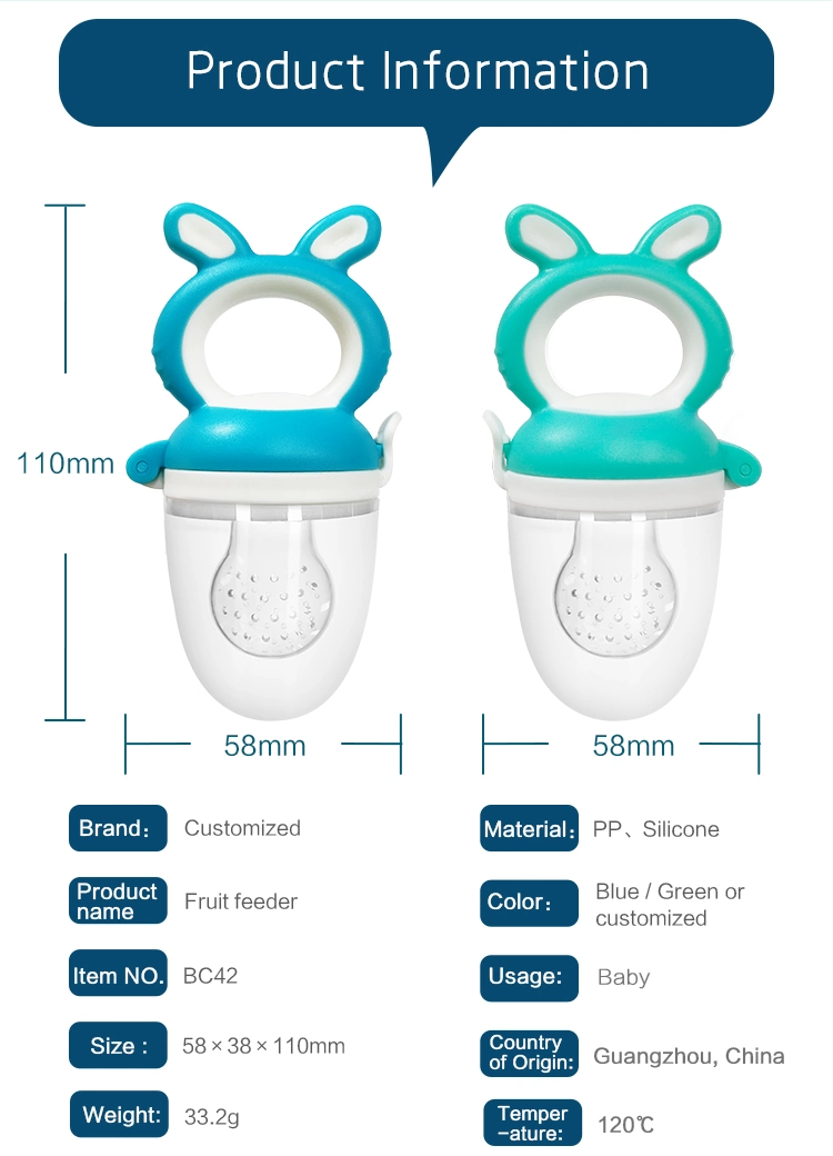 Easily Cleaning Fruit Feeder Safety Elastic Holder