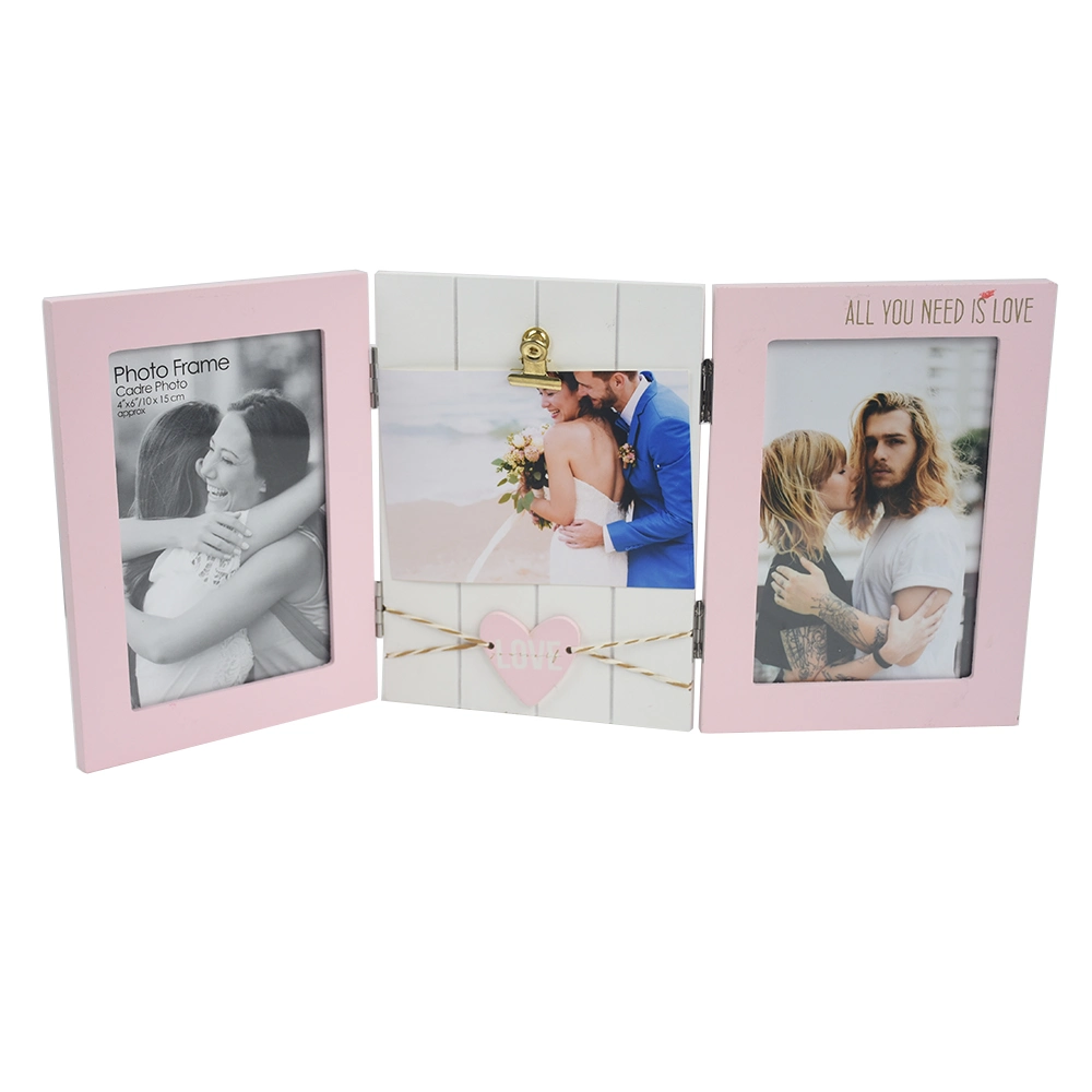 New Design Valentine&prime;s Day MDF Photo Frame for Desktop