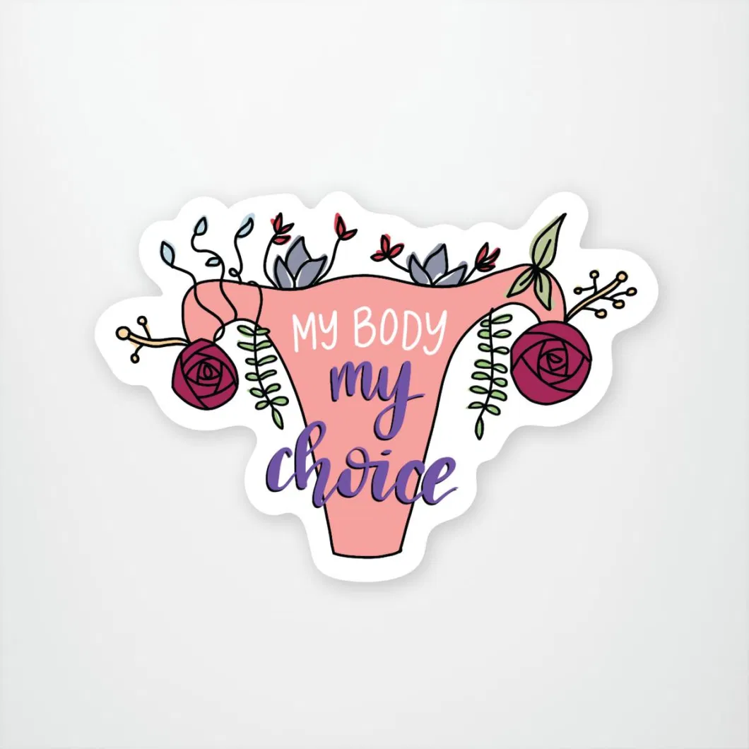 Wholesale New Trendy Design My Body My Choices Lgbt Vinyl Sticker Feminism Stickers Custom