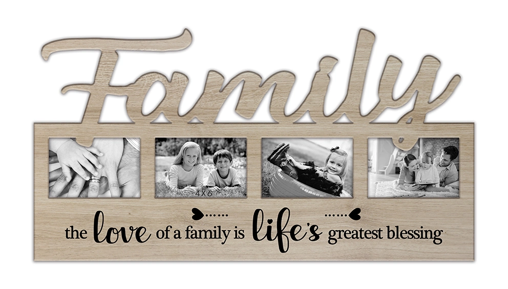 Rustic Wooden Family Picture Wall Frame