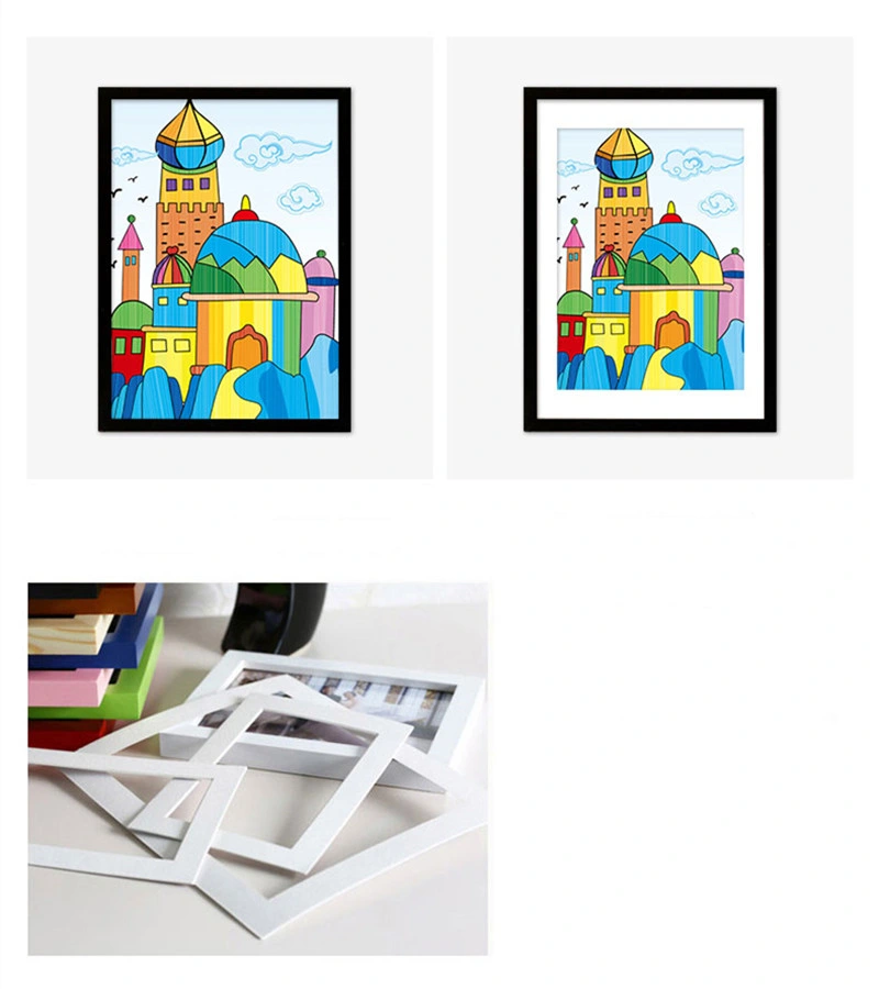 Simple Children&prime; S Big Picture Frame Wall Simple Picture Frame 0708