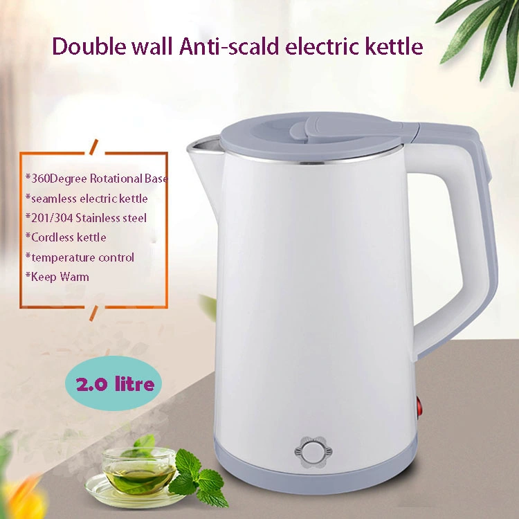 2021 Cordless Double Wall Electric Kettle