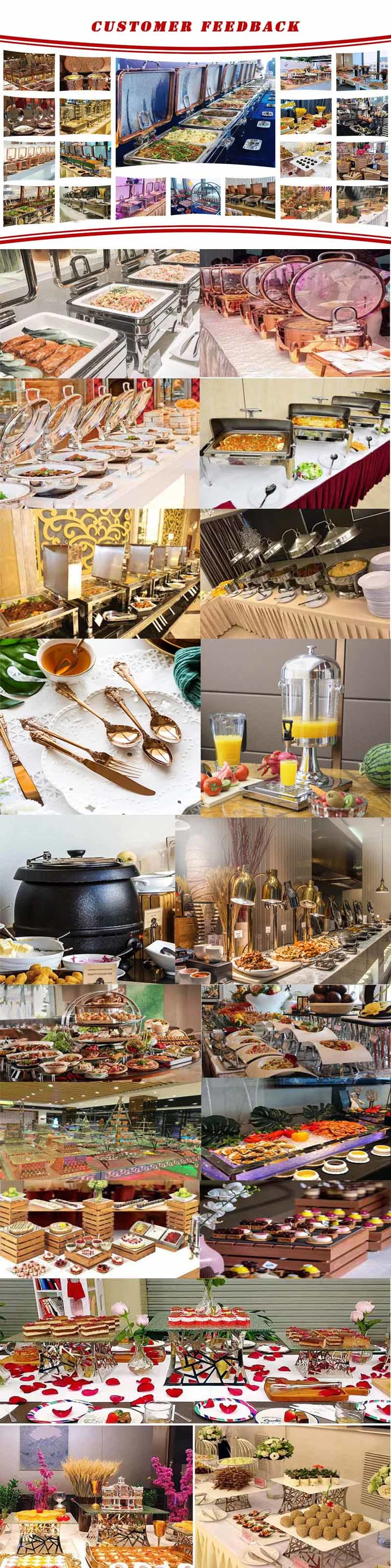 Hotel Supplier Buffet Wedding Carving Station Heating Lamp Stainless Steel Antique Copper Silver Gold Table Lamp 250W Food Heat Infrared Lamp