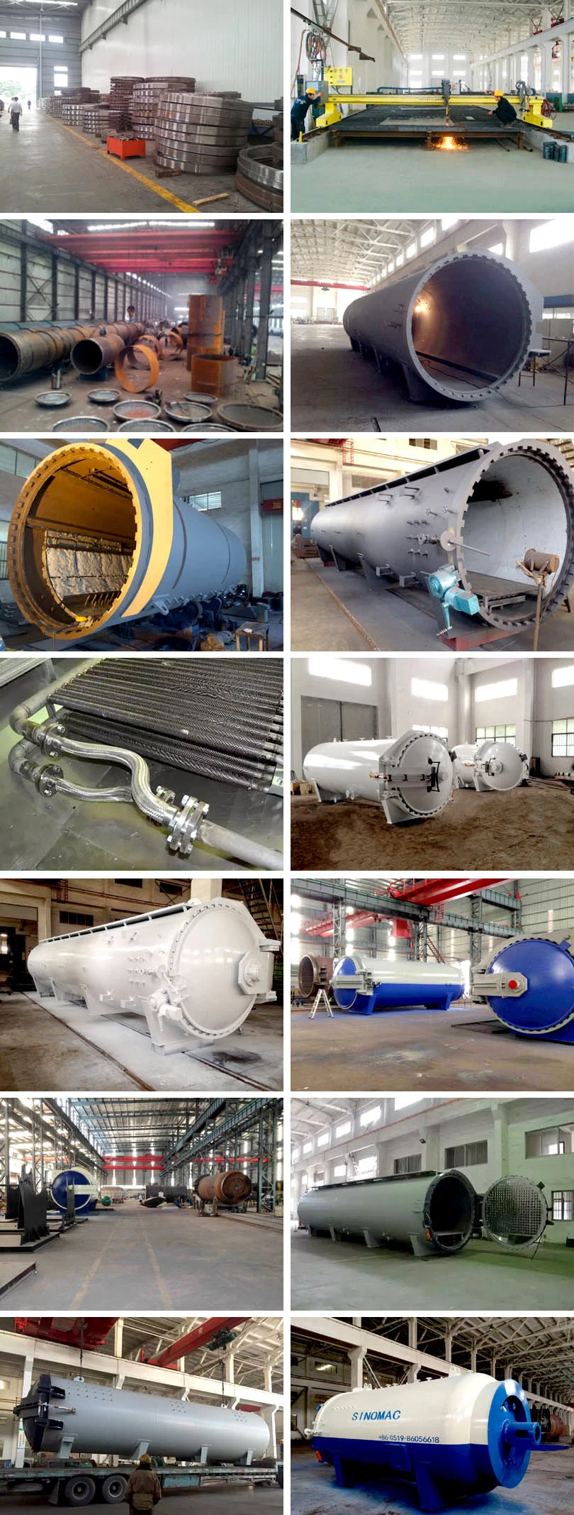 2500X3000mm CE/ASME Standard Electric Heating Composite Curing Autoclave