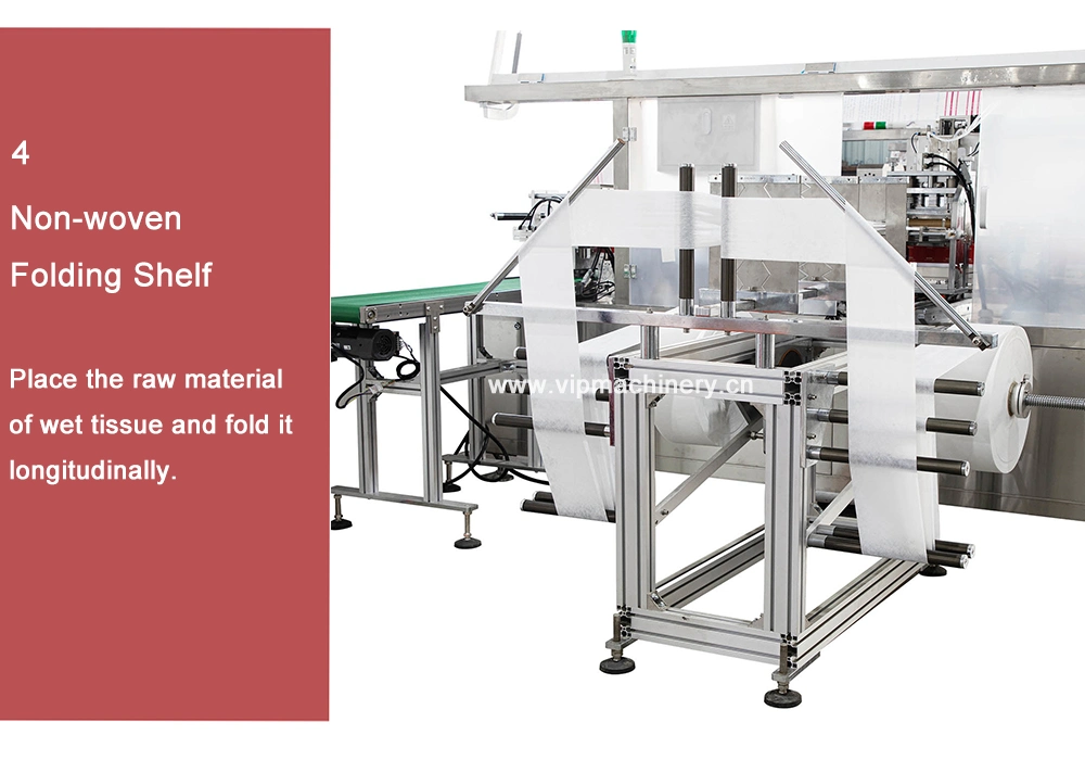 Vippai High Speed Disposable Medical Sterilization Wet Tissue Wipes Making Packing Machine Price