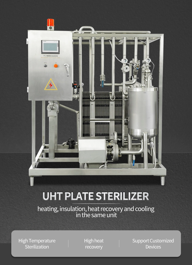 Automatic Plate Type Uht Sterilizer for Milk and Beverage