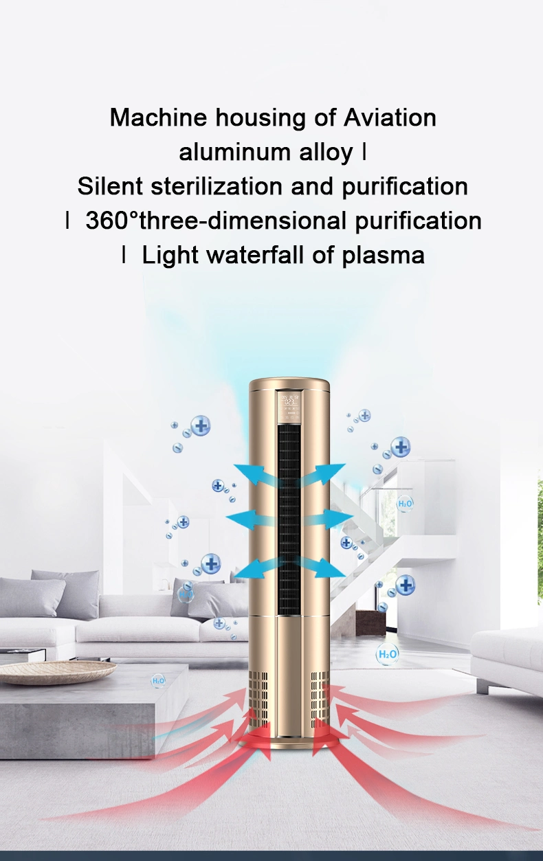 Waterfall of Plasma Removal of Hazardous Gas 0.17kw Air Purifier Sterilizer