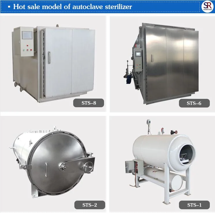 Double Door Automatic Square Mushroom Autoclave Sterilizer