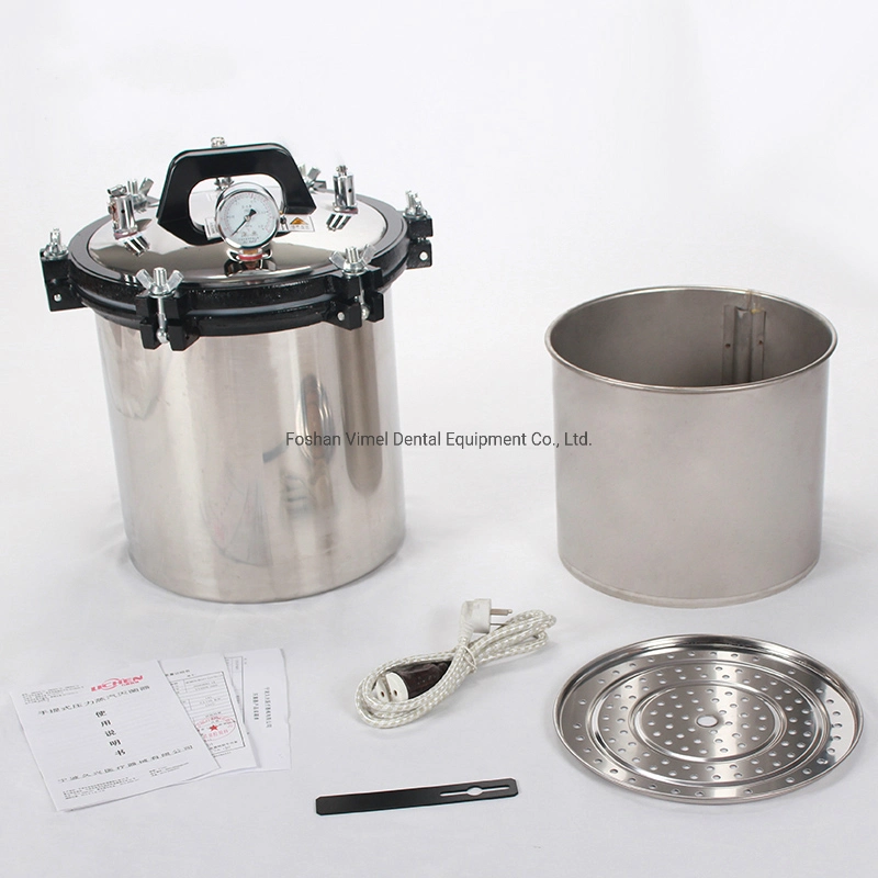 Portable High Pressure Steam Sterilizer Vertical Medical High Temperature Autoclave Sterilizer