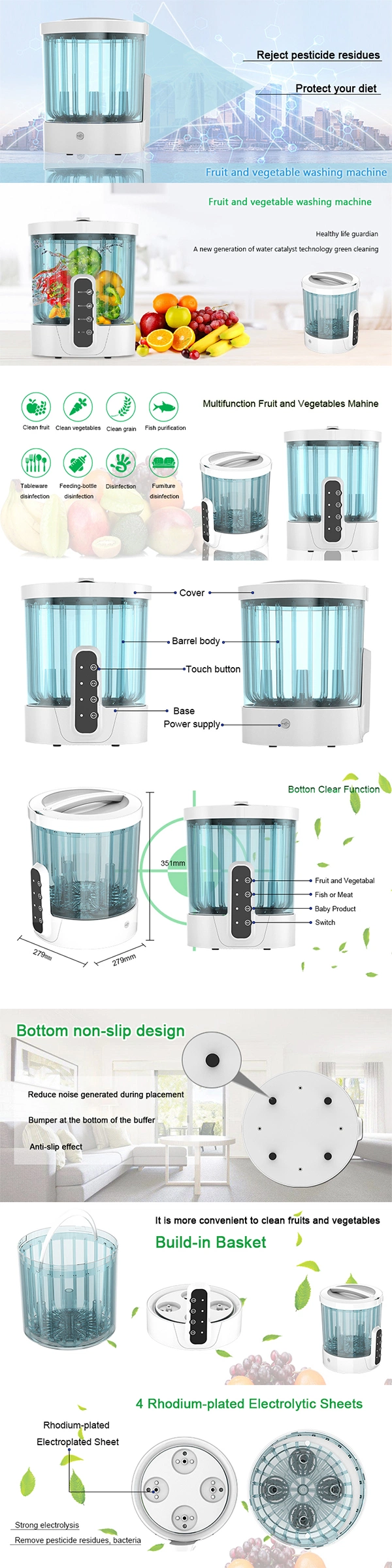 Plasma Purification Degradation Pestivide Sterilizer