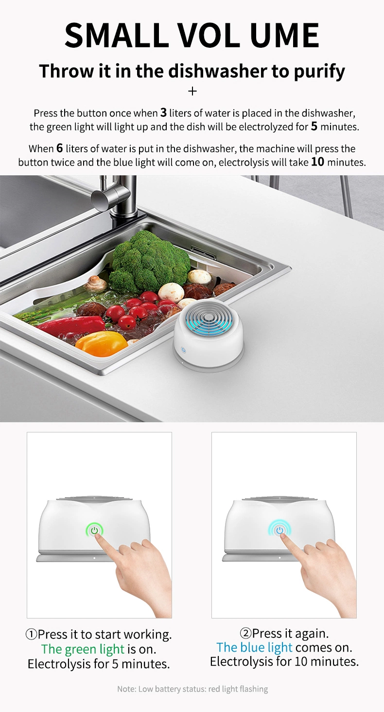 Portable OEM Logo UV Machine for Washing Fruits and Vegetables Sterilizer