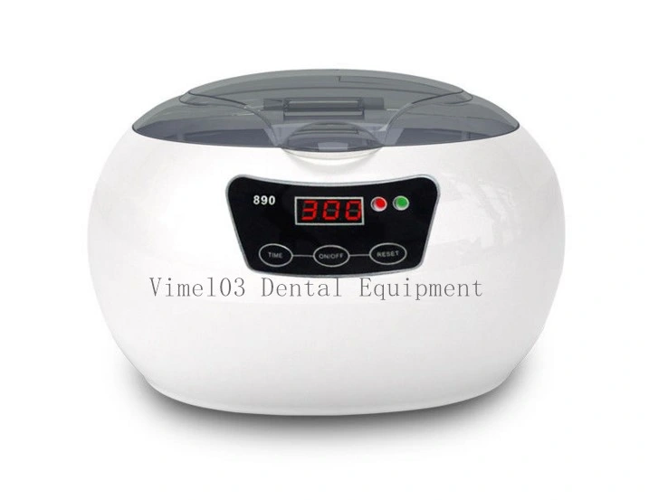 600ml Dental Digital Display Ultrasonic Cleaner Jewelry Stainless Steel Heater Timer