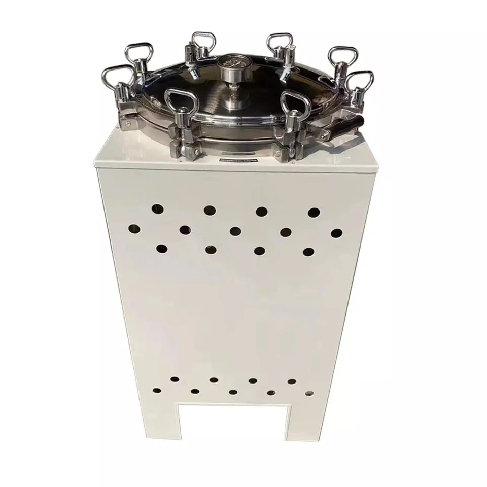 100L Non Electric Steam Sterilizer Large Gas Autoclave with Stove for Sale