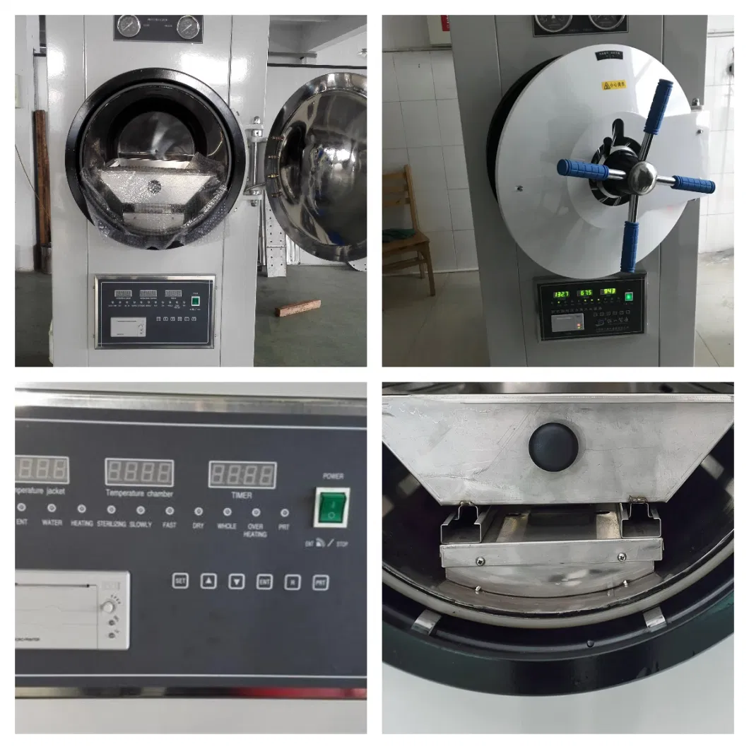 Fully Stainless Steel Structure Autoclave Sterilizer Machine for Industriel Medical Application