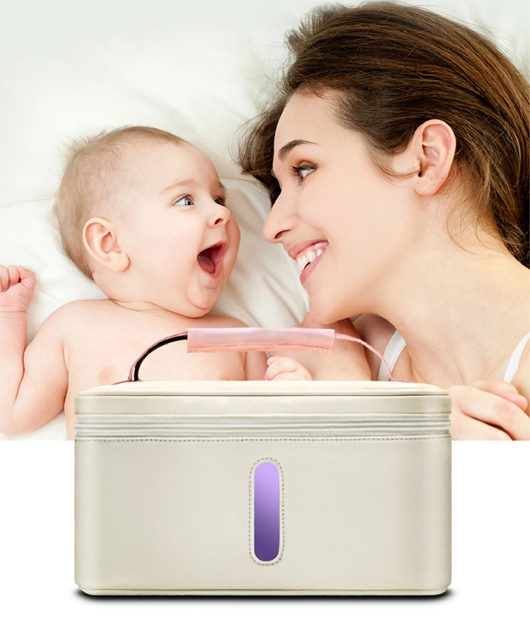 Portable UV UVC Light Sterilizing Sanitizer Disinfection Bag Phone UVC LED Sterilizer Box Baby Product LED Lamp Disinfection Box
