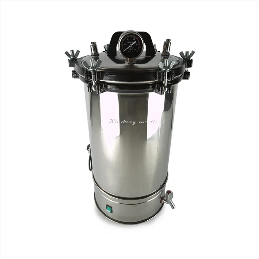 Factory Made Portable Medical Steam Sterilizer Stainless Pressure Steam Sterilizers