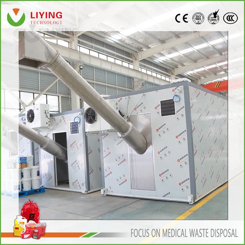 Clinic/Hospital Medical Waste Disinfection Treatment Equipment High Pressure and Microwave Sterilizer