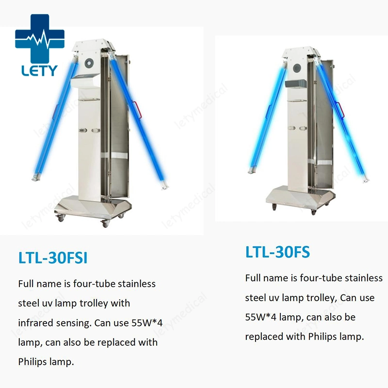 Ultra Light Violet Lamps Ozone Disinfection Machine Medical Sterilizer with Infrared Sensing